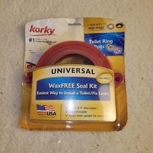 **NEW** Korky‎ Wax Free Toilet Seal 6000 -